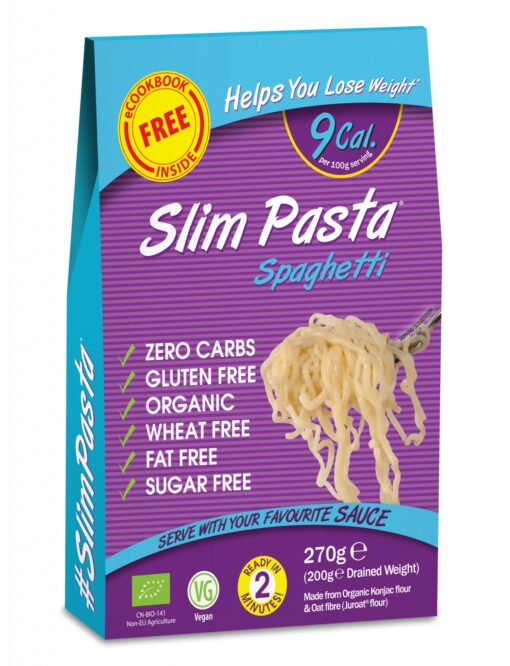 Slim Pasta Slim Pasta konjakové špagety BIO 270 g - Slim Pasta - Ketomix