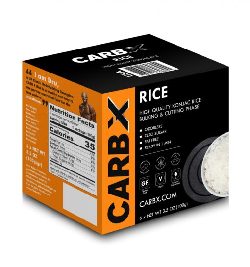 Carb X Slim Pasta Fitness ryža 600 g - Carb X - Ketomix