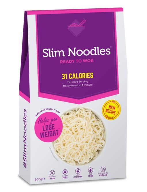 Slim Pasta Slim Pasta konjakové rezance bez nálevu 200 g - Slim Pasta - Ketomix