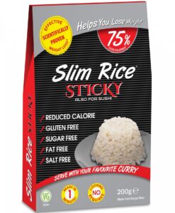 Slim Rice Slim Pasta ryža Sticky bez nálevu 200 g - Slim Rice - Ketomix