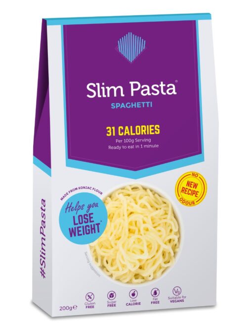 Slim Pasta Slim Pasta konjakové špagety bez nálevu 200 g - Slim Pasta - Ketomix