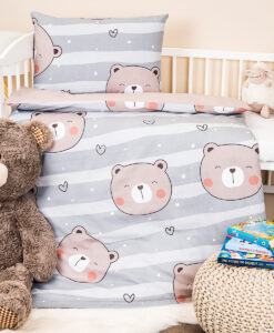 4Home Detské bavlnené obliečky do postieľky Little Bear