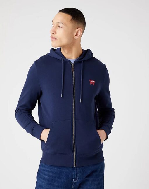 Pánska mikina WRANGLER ZIP THRU HOODIE - pánska mikina WRANGLER