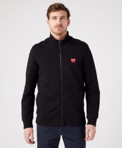 Pánska mikina WRANGLER FUNNEL NECK ZIP - pánska mikina WRANGLER