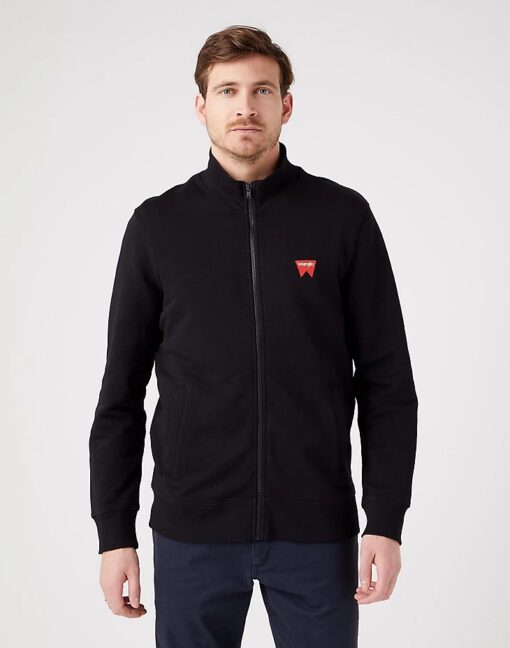 Pánska mikina WRANGLER FUNNEL NECK ZIP - pánska mikina WRANGLER