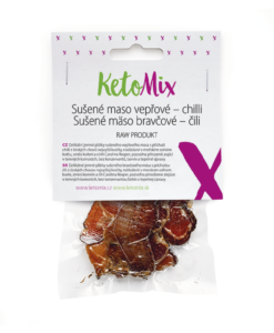 KetoMix Sušené mäso bravčové – chilli 25 g - KetoMix - Ketomix