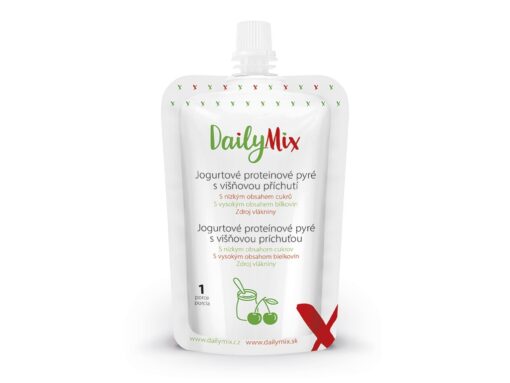 DailyMix Jogurtové proteínové pyré s višňovou príchuťou (1 porcia) - DailyMix - Ketomix