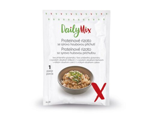 DailyMix Proteínové rizoto so syrovo-hubovou príchuťou (1 porcia) - DailyMix - Ketomix