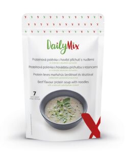 DailyMix Proteínová polievka s hovädzou príchuťou s rezancami (7 porcií) - DailyMix - Ketomix