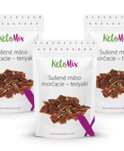 KetoMix Sušené mäso morčacie - teriyaki 3x25 g - KetoMix - Ketomix