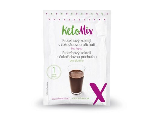 KetoMix Proteínový kokteil s čokoládovou príchuťou (1 porcia) - KetoMix - Ketomix