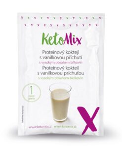 KetoMix Proteínový kokteil s vanilkovou príchuťou (1 porcia) - KetoMix - Ketomix