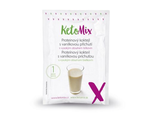 KetoMix Proteínový kokteil s vanilkovou príchuťou (1 porcia) - KetoMix - Ketomix