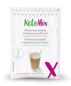 KetoMix Proteínový kokteil s kokosovou príchuťou (1 porcia) - KetoMix - Ketomix