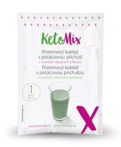 KetoMix Proteínový kokteil s pistáciovou príchuťou (1 porcia) - KetoMix - Ketomix