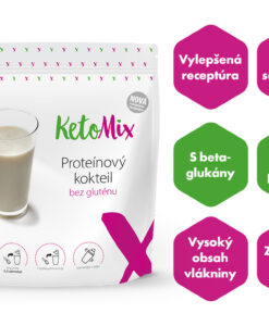 Proteínový kokteil novej generácie KetoMix 1050g (35 porcií) - KetoMix - Ketomix