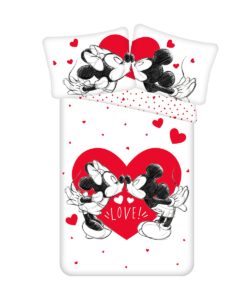 Jerry Fabrics Detské bavlnené obliečky Mickey and Minnie Love 05