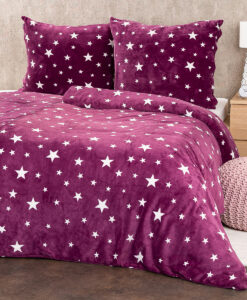 4Home Obliečky mikroflanel Stars violet